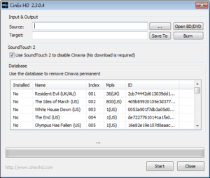 CinEx HD Utility Free Download